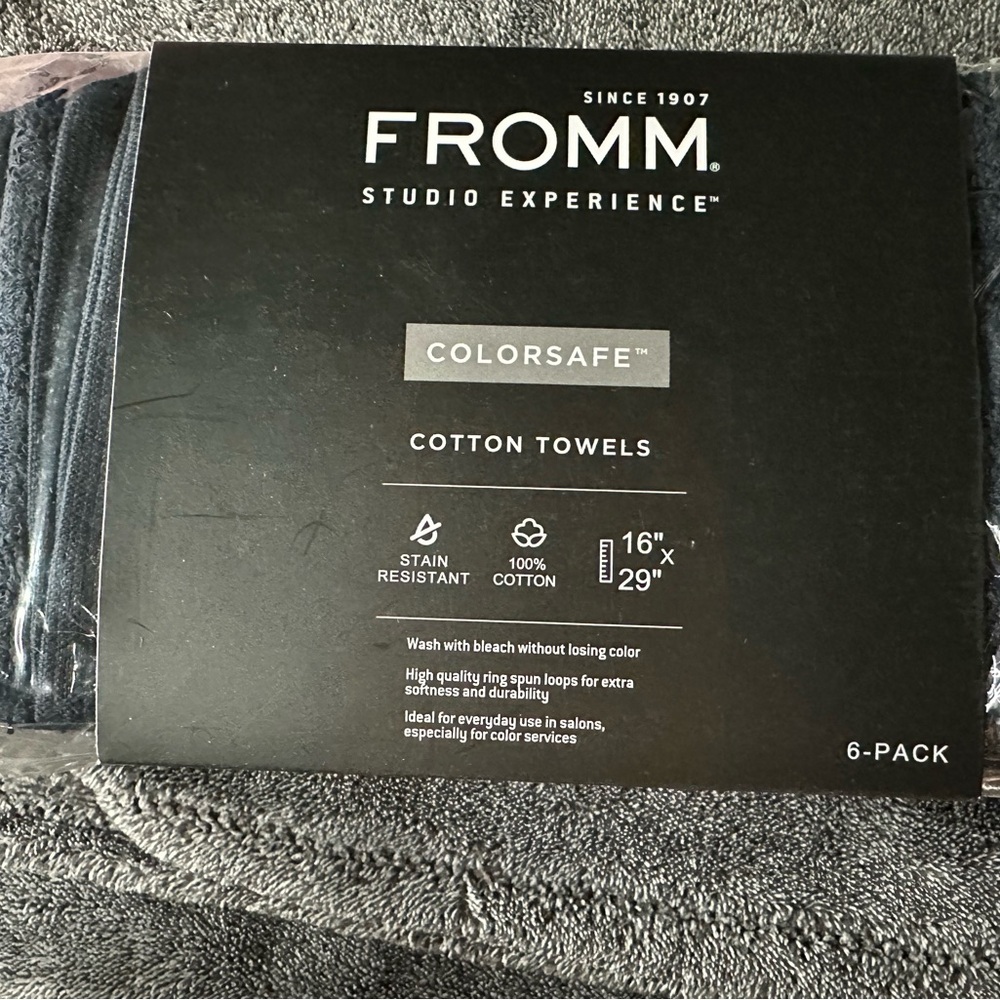 Studio Experience Cotton Hand Towels - Black